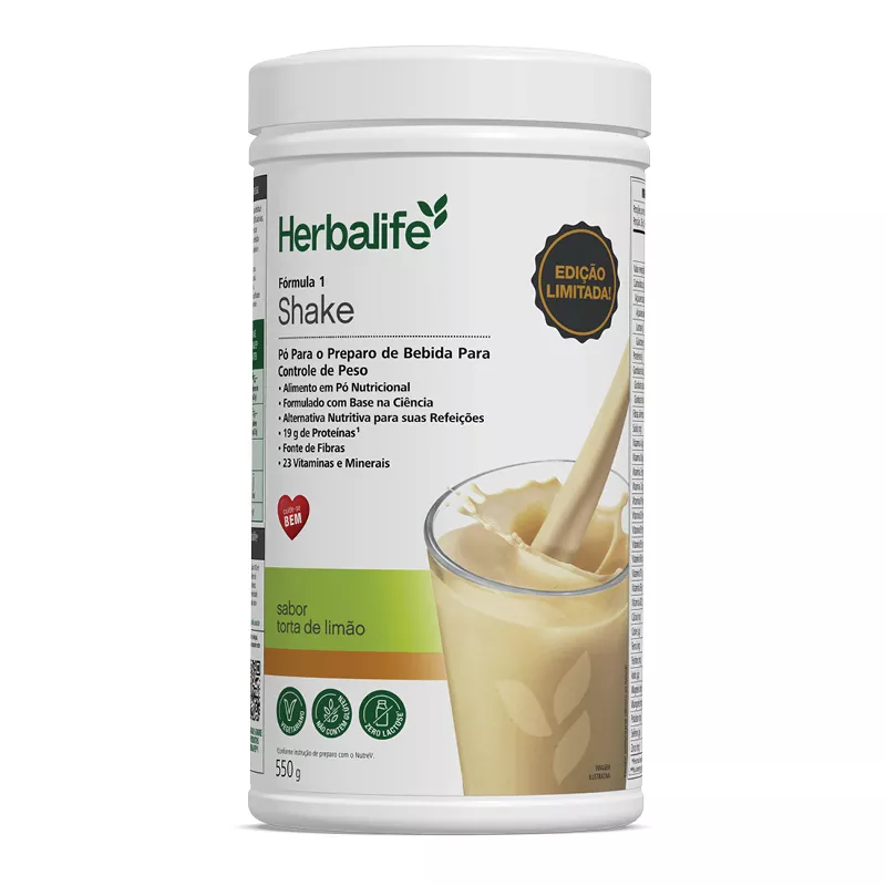 Shake Fórmula 1 — Torta de Limão